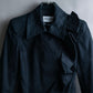 "YVES SAINT LAURENT rive gauchet " Asymmetrical frill design short blouson