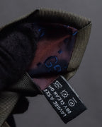 "GUCCI" Gradient dyed gradation silk necktie