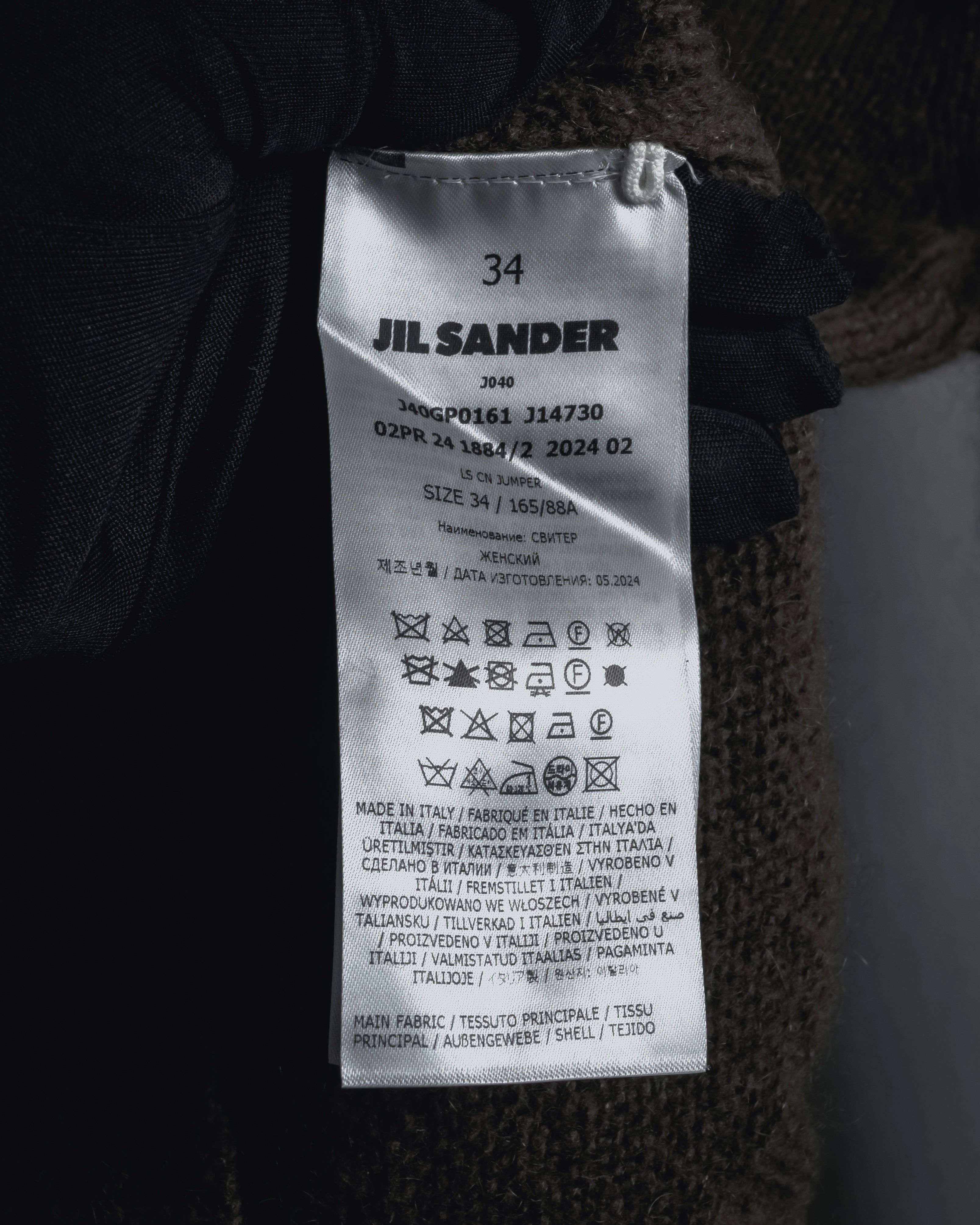 "Jil Sander+" 24AW Soft brushed crew neck knit