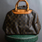 "LOUIS VUITTON" Deauville monogram pattern boston hand bag