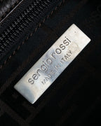 "Sergio Rossi" Flexible leather one-handle bag