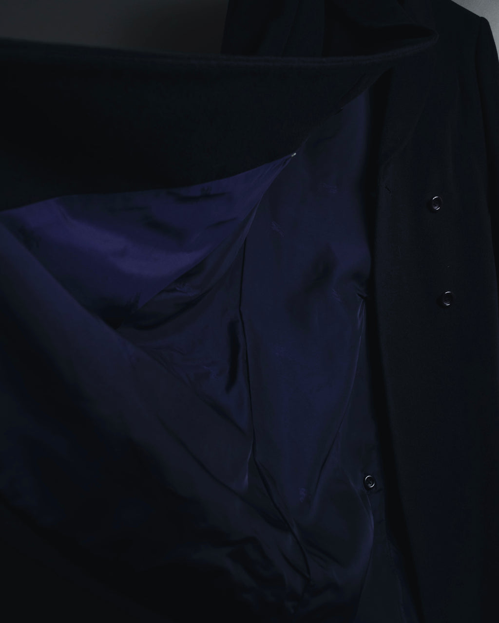 –SPECIAL– "BURBERRYS" Late 80’s-early 90’s wool and cashmere double-breasted chester coat