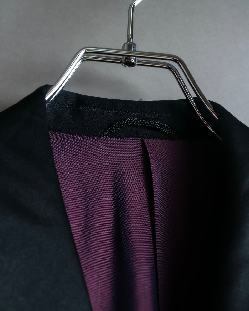 "Vintage shawl collar smoking jacket"