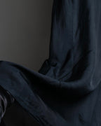 "YOHJI YAMAMOTO" 1996SS Double zipper design sheer rayon flare skirt