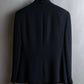 "GIORGIO ARMANI" 100% silk shawl collar shaped tailored jacket