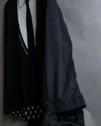 "John Galliano" Tie motif trompe l'oeil design pullover