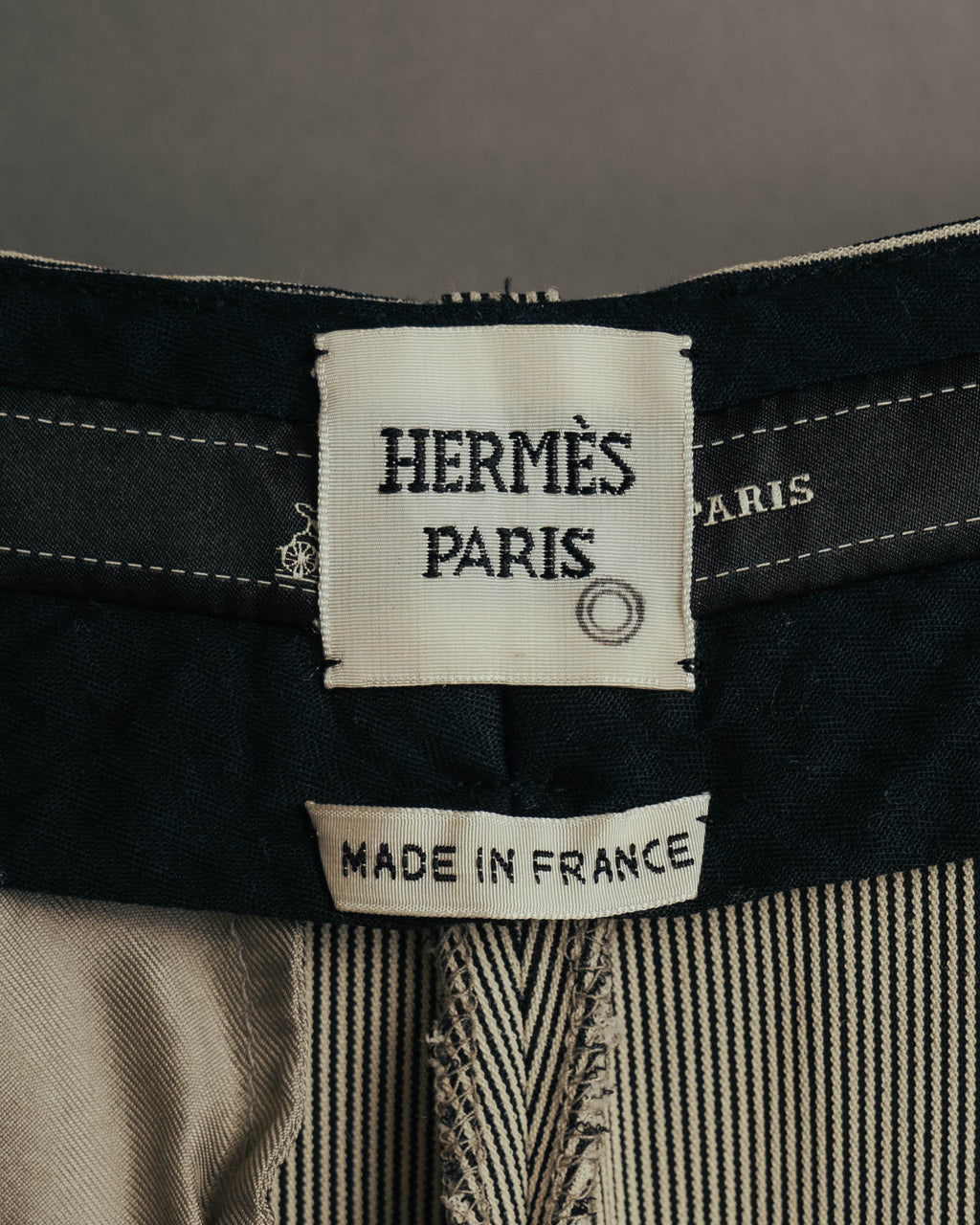 -SPECIAL- “HERMÈS“ Late 90’s-2010’s Fluid striped wide trousers