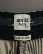 -SPECIAL- “HERMÈS“ Late 90’s-2010’s Fluid striped wide trousers