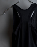 "YOHJI YAMAMOTO FEMME" 13SS
Shoulder cutting sleeveless pullover