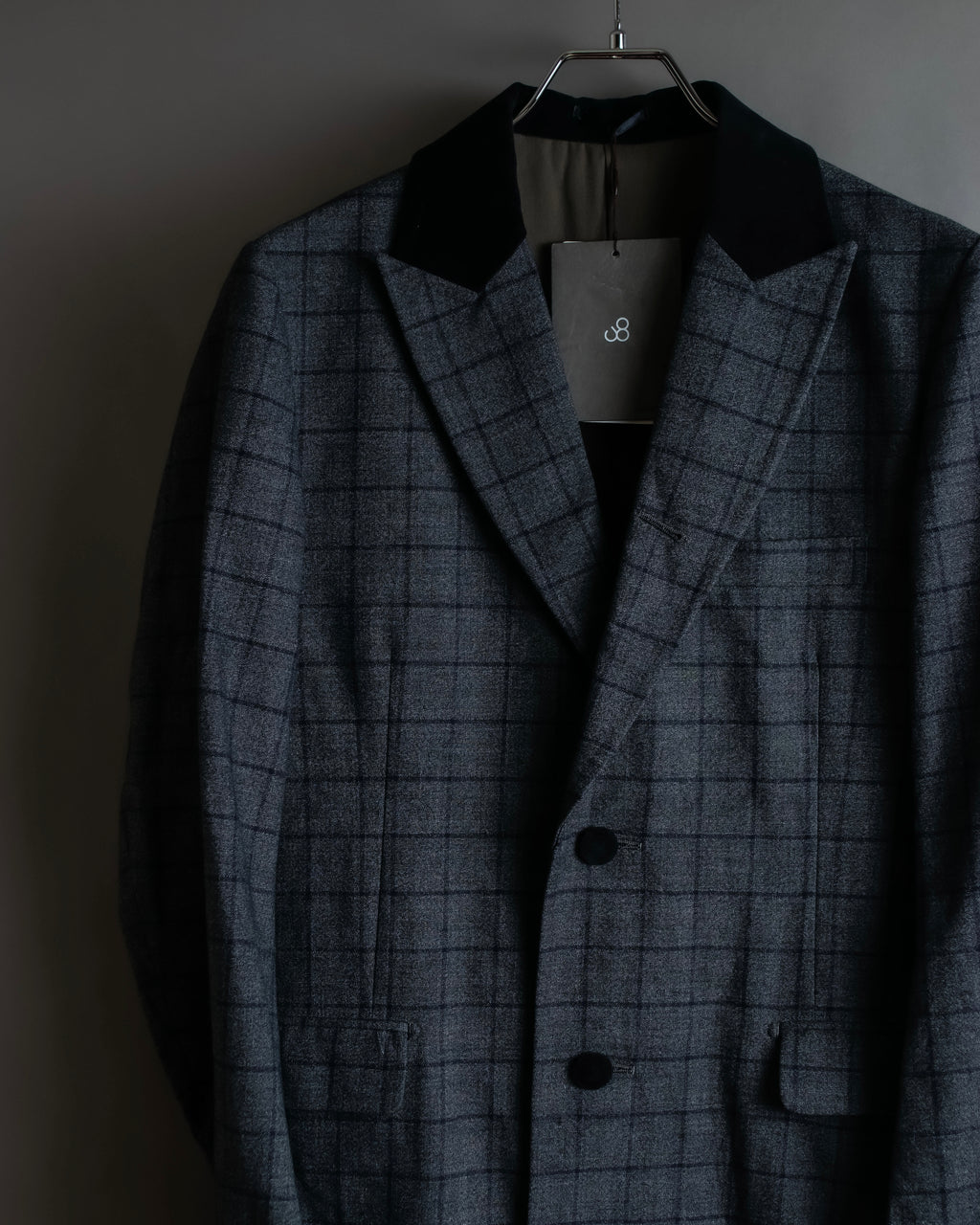 "JOHNBULL" Velvet collar design chesterfield coat