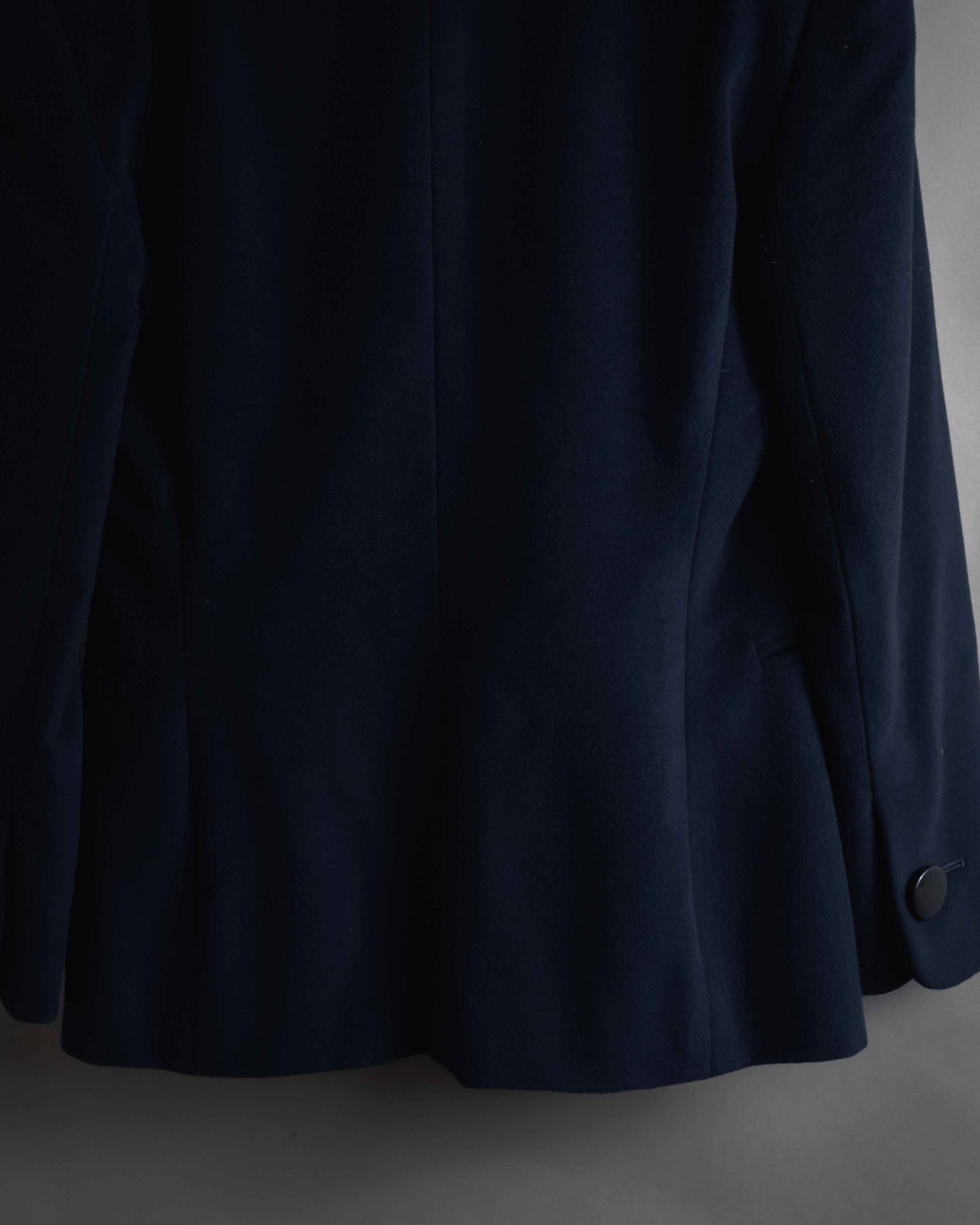 "Christian Dior" 90’s Stand-up collar shaped jacket