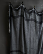 "Vintage houndstooth combination pattern large stole"