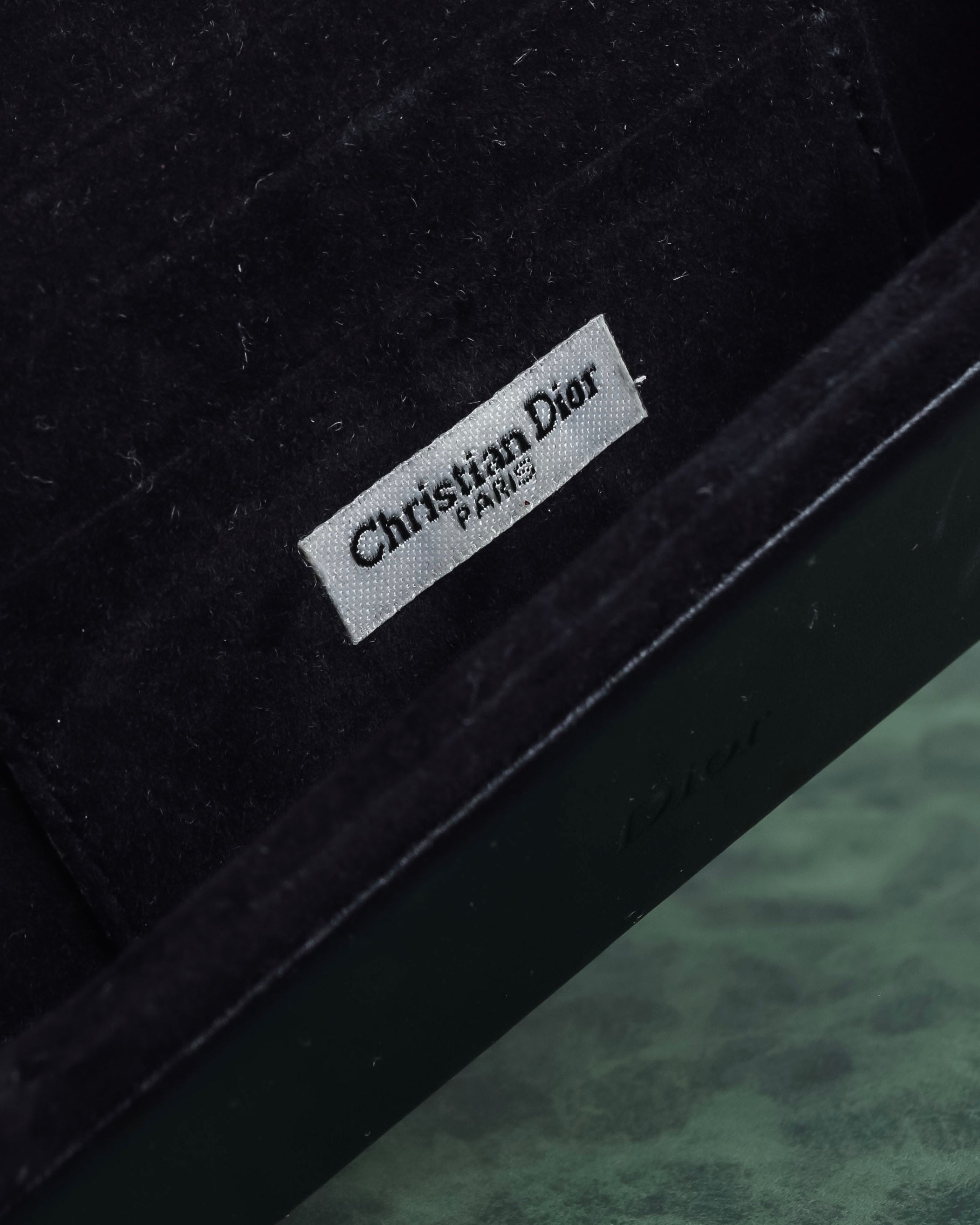 "Christian Dior" Square frame metal temple sunglasses