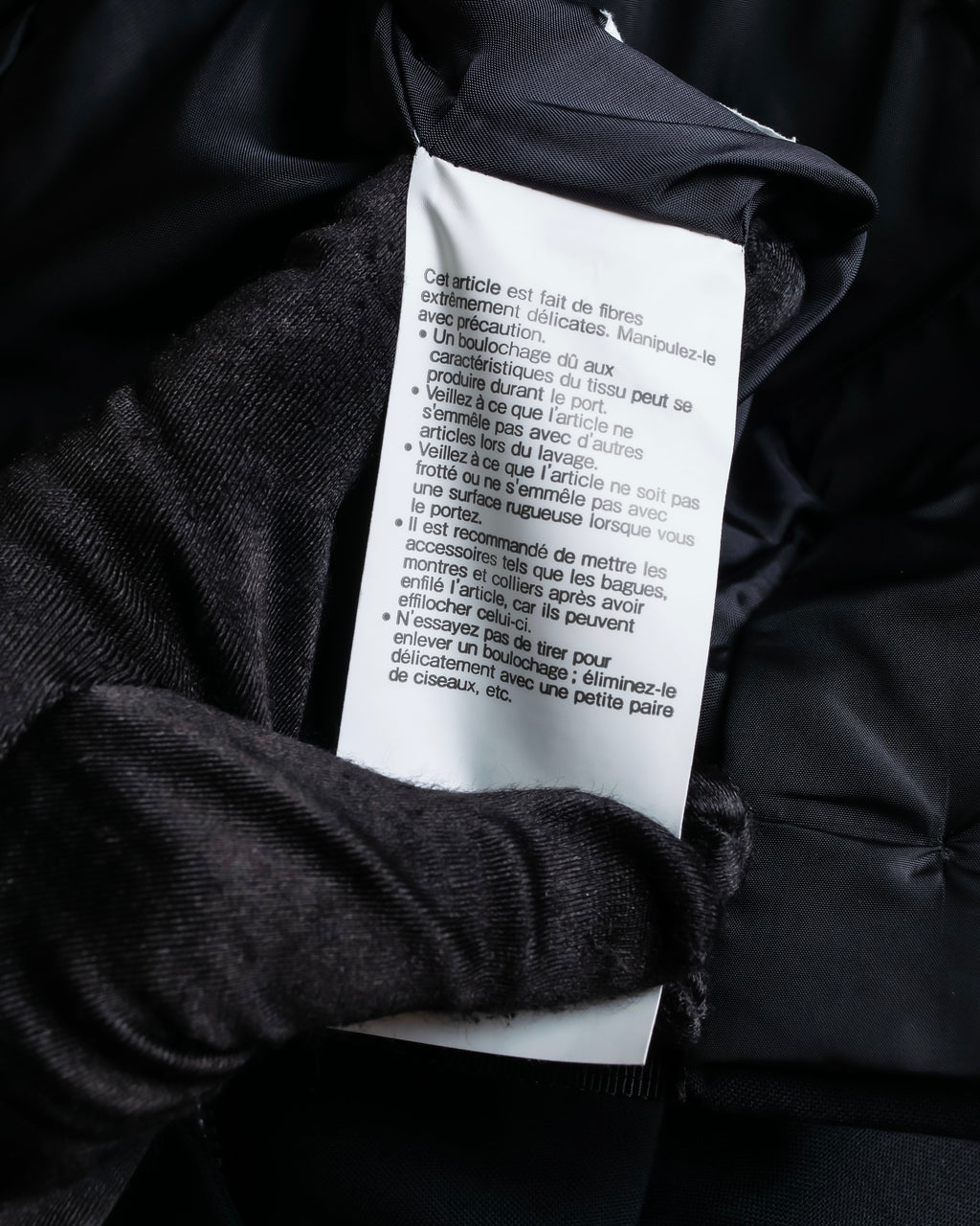 "sacai" Satin line design tapered slacks