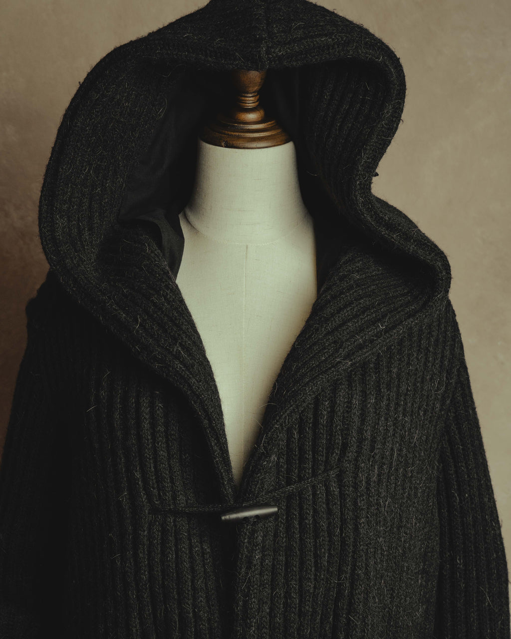 "MM6 Maison Martin Margiela" 00's-10's Alpaca blend hooded knit duffle coat