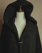 "MM6 Maison Martin Margiela" 00's-10's Alpaca blend hooded knit duffle coat