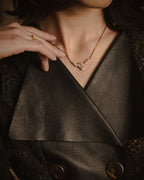 –SPECIAL– "VALENTINO"
Early 2010s lace and leather double-breasted jacket