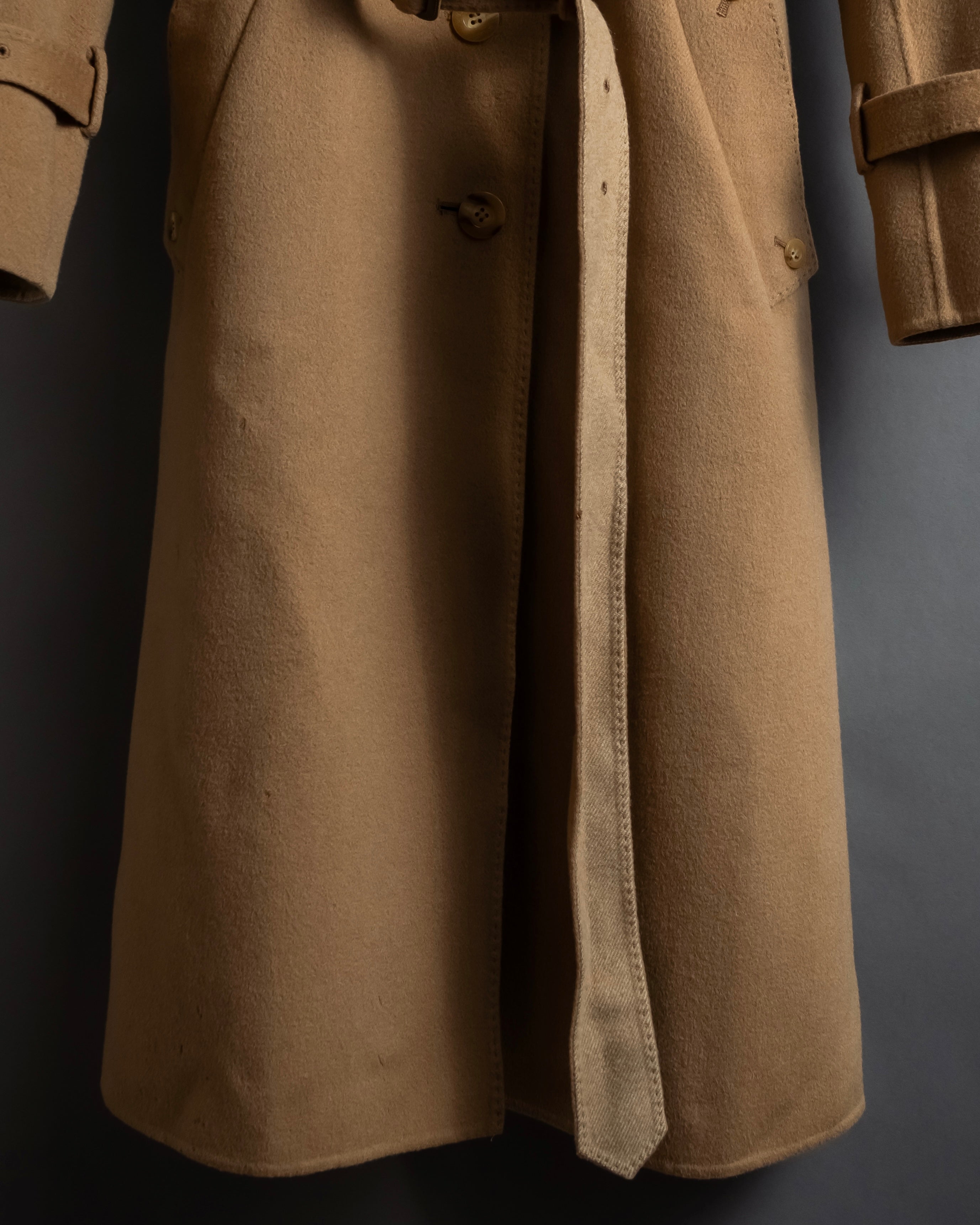 "Aquascutum" Traditional detail belted long trench coat