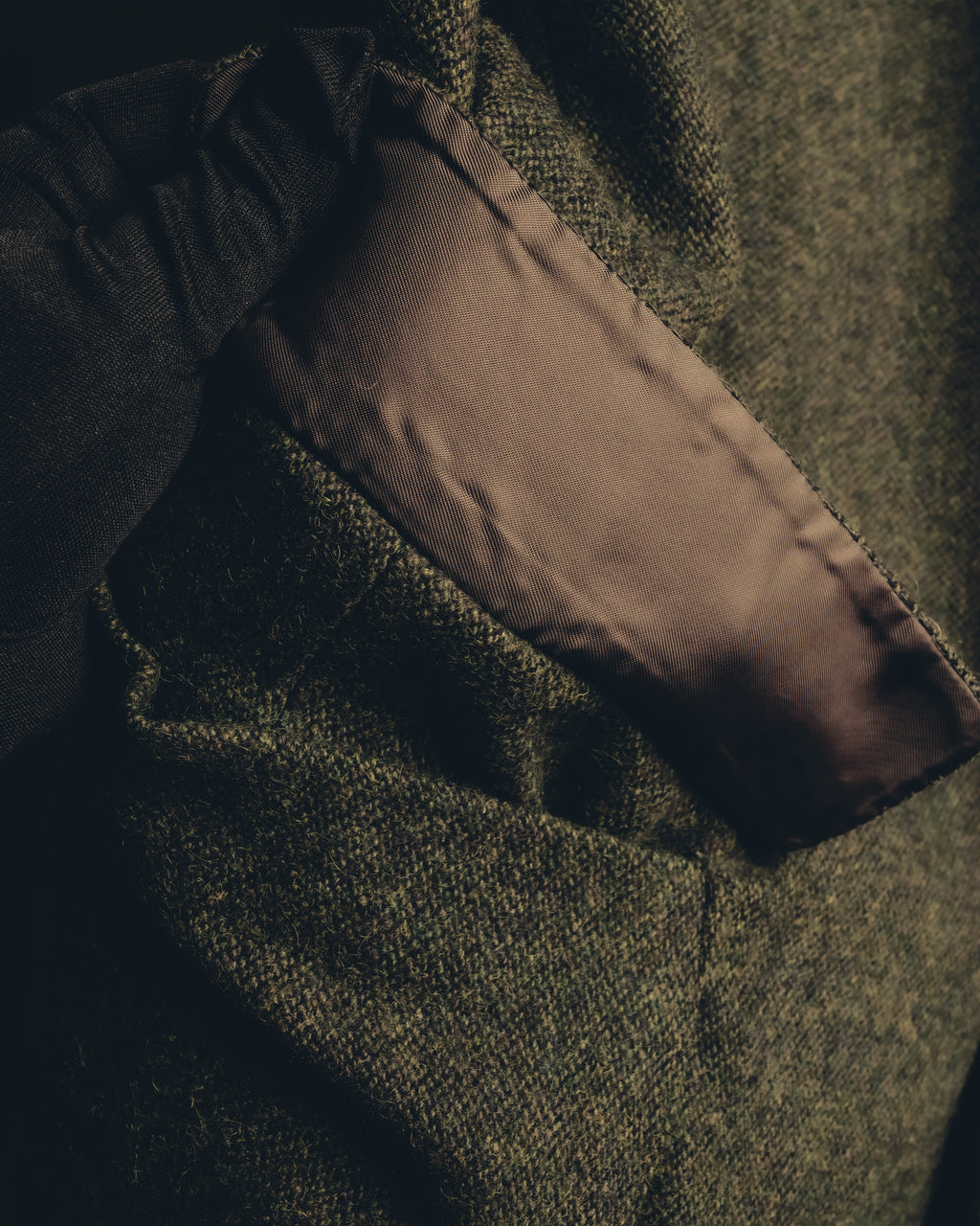"BURBERRY LONDON" 00's-10's Classic wool tweed coat