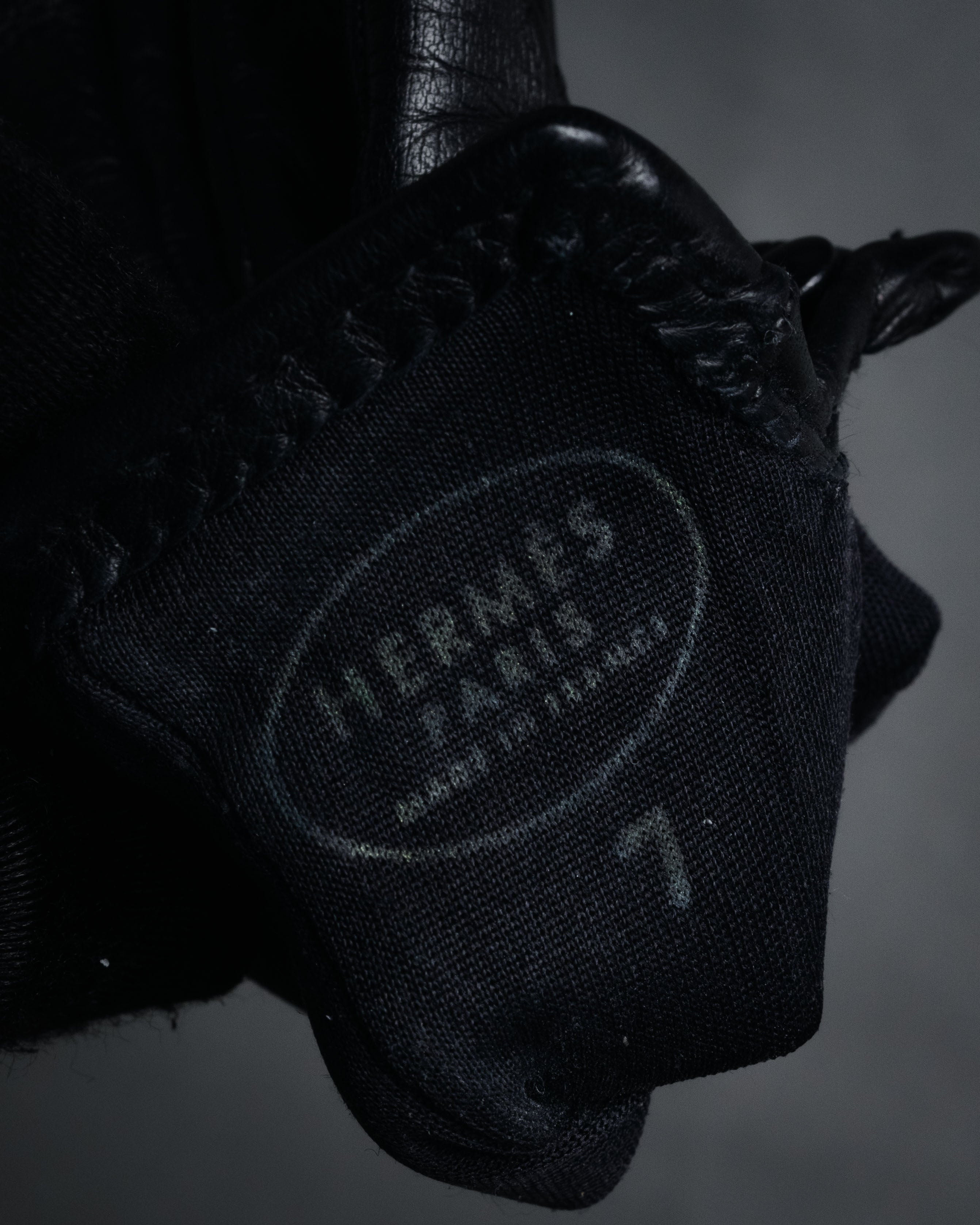 “HERMES” 2000’s Jumbo hook leather gloves