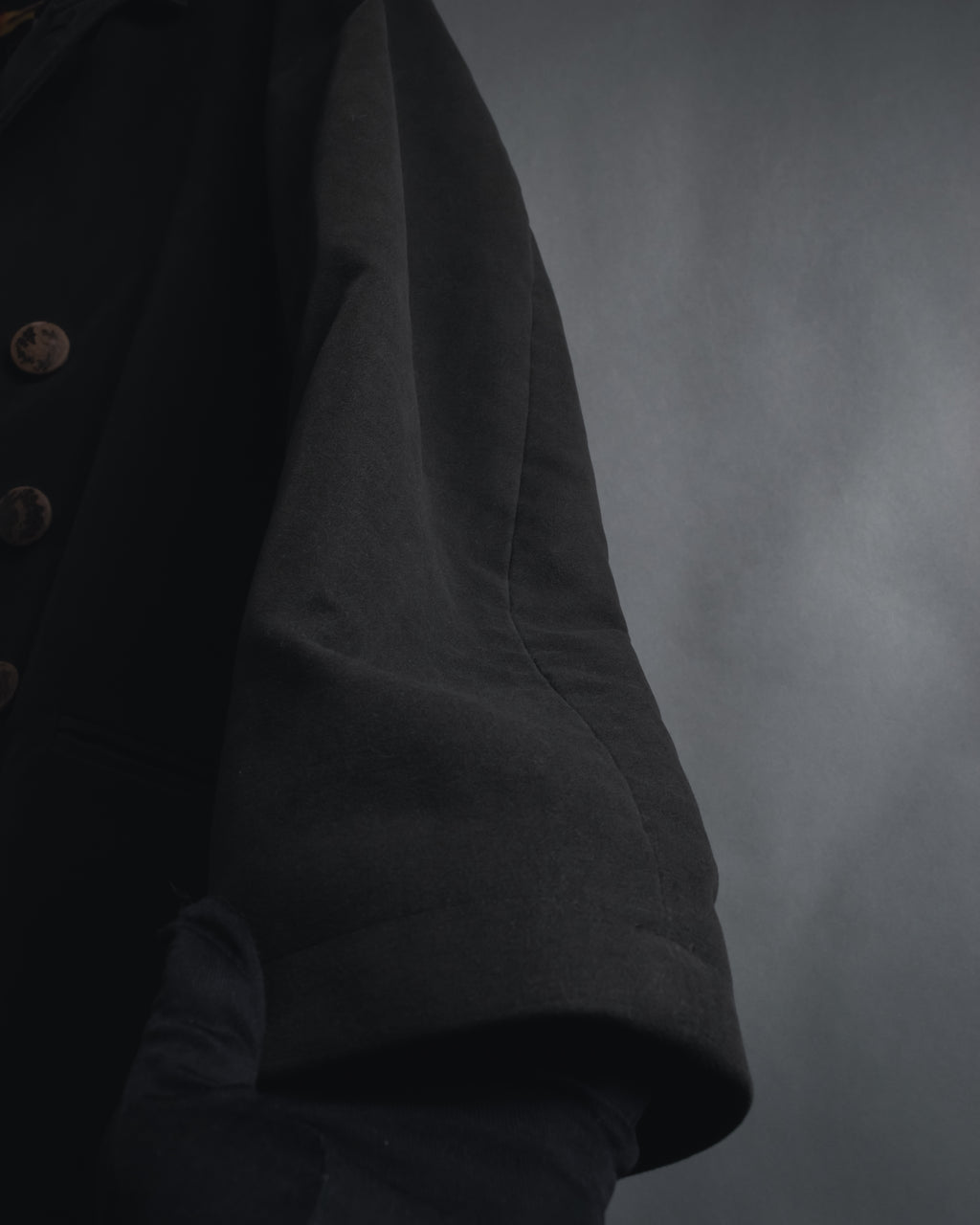 "ETRO" 08AW graphic-lined double-breasted coat