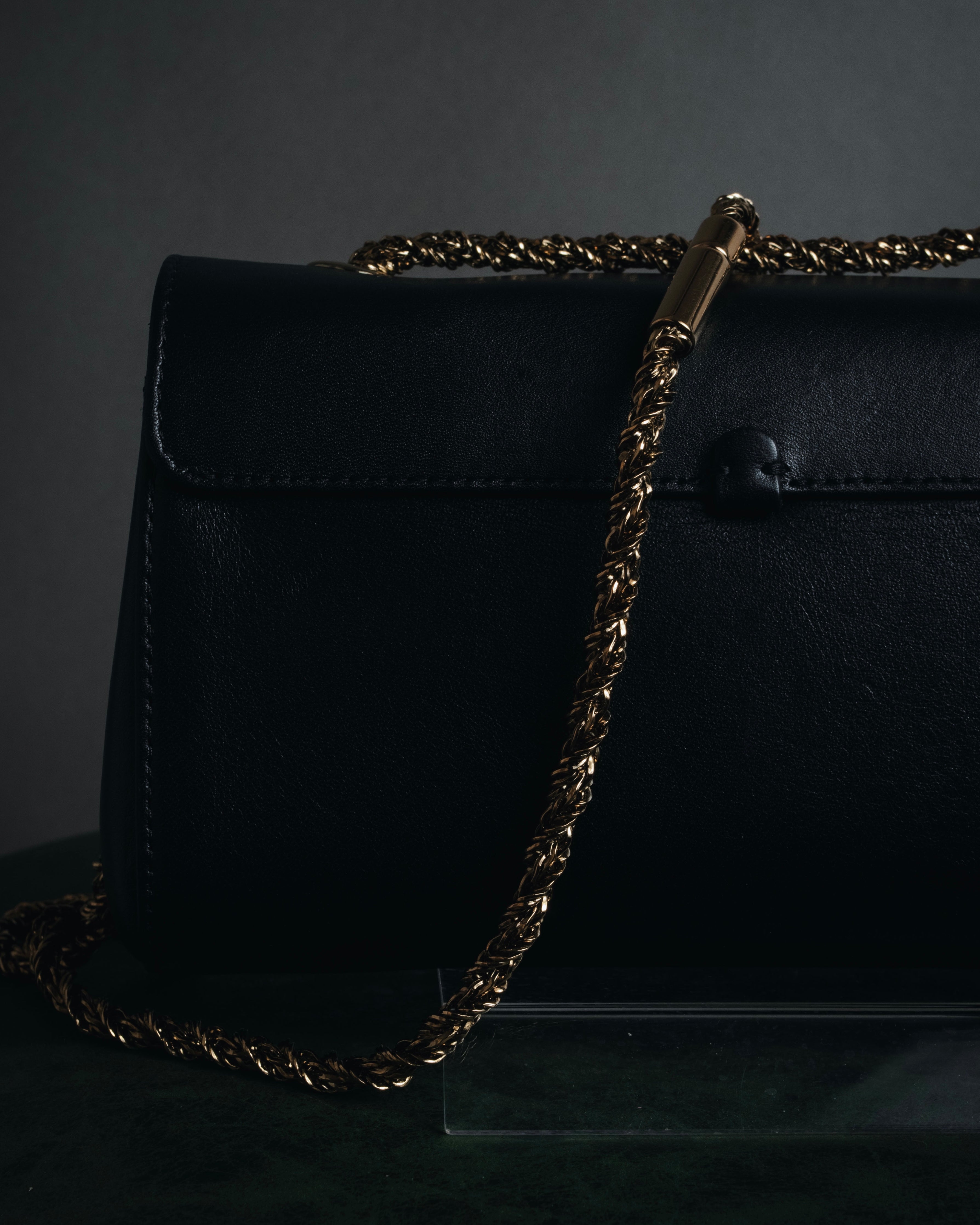 "Chloe" June bow-detail chain shoulder bag