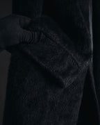 Max Mara 00年代-10年代系带羊驼毛绒毛连帽大衣