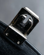 "BURBERRYS" Metal fittings design grain leather 2way bag