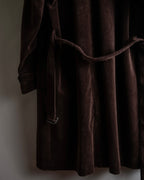 "Barbour" Wide ribbed corduroy maxi-length trench coat