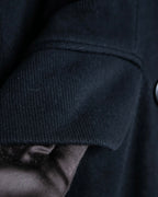 "DOLCE &amp; GABBANA" Maxi length double breasted chesterfield coat