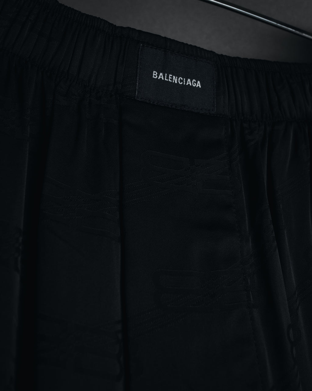 BALENCIAGA 2022春夏影子字母宽松休闲裤