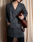 “Judi Rich” Beautiful tweed double breasted coat
