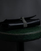 "VALENTINO" Textured leather V tassel chain shoulder bag