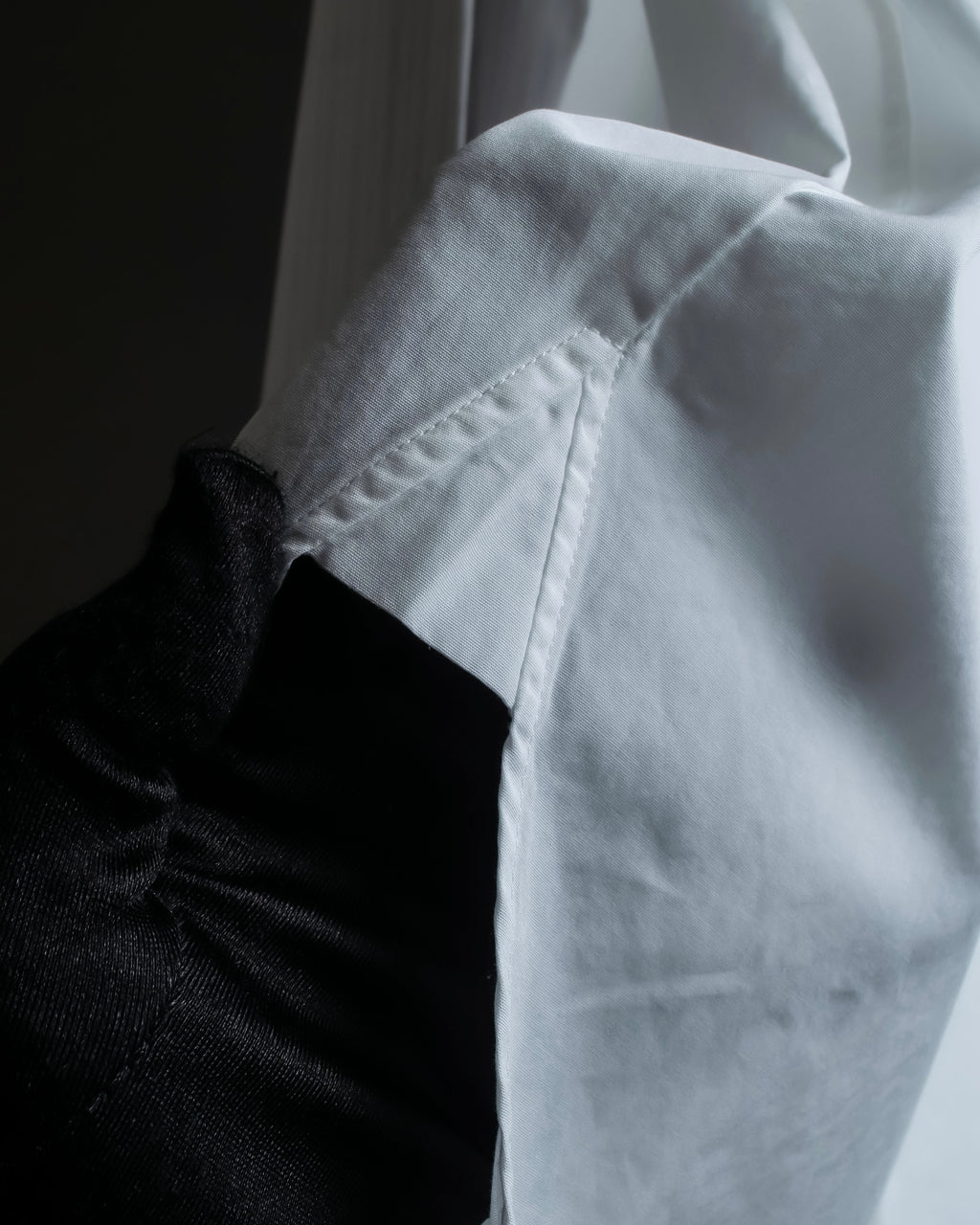 "MAISON MARGIELA" 17AW super long sleeve gimmick cotton shirt