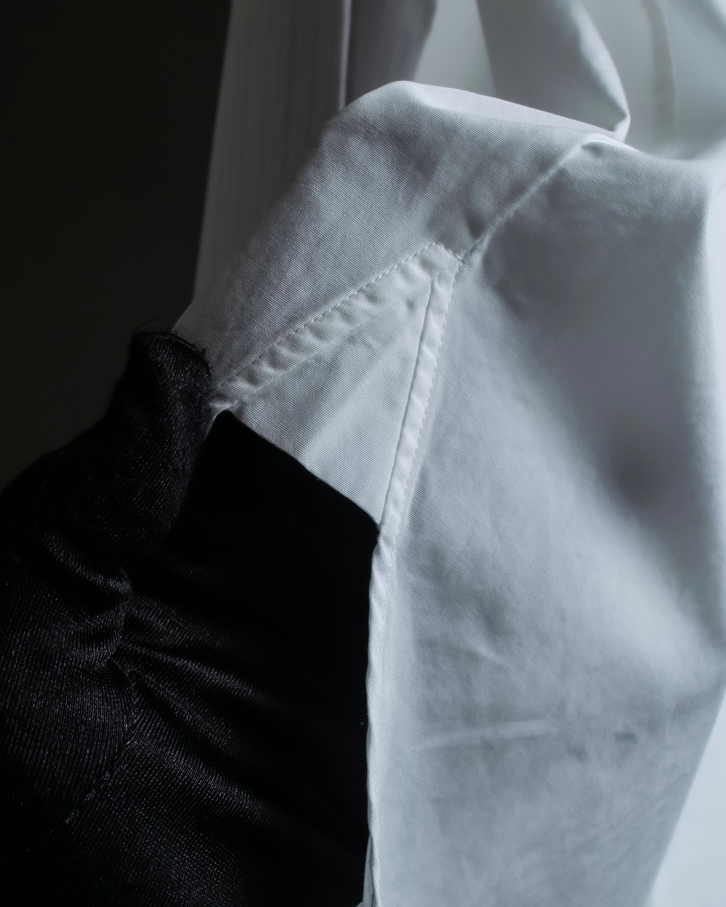 "MAISON MARGIELA" 17AW super long sleeve gimmick cotton shirt