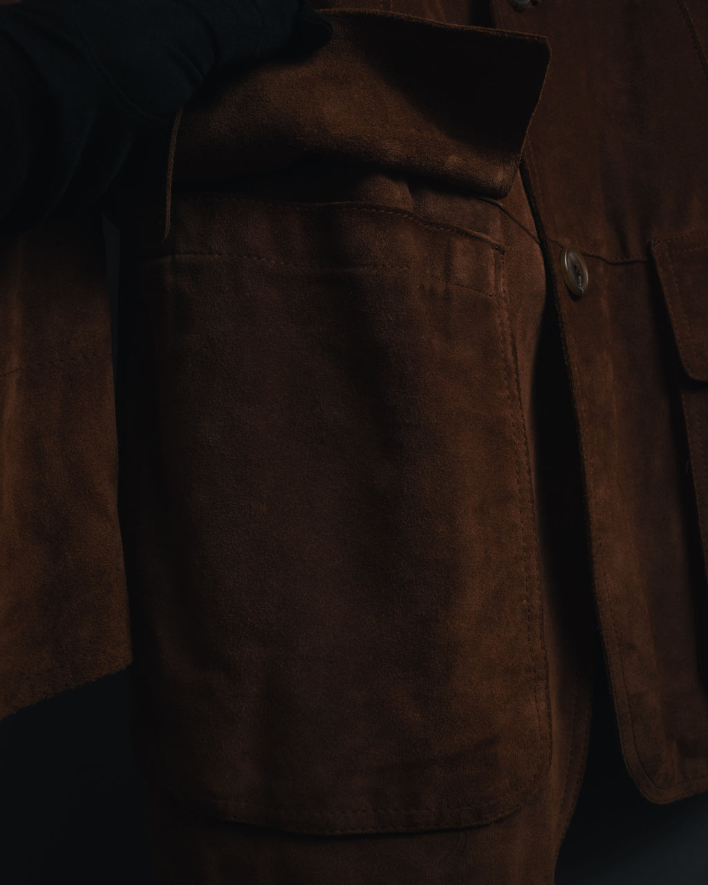 –SPECIAL– "Salvatore Ferragamo" 00’s reversible shearling sheep skin jacket