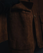 –SPECIAL– "Salvatore Ferragamo" 00’s reversible shearling sheep skin jacket