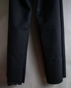 "US navy inspired lace back wide sailor pants"