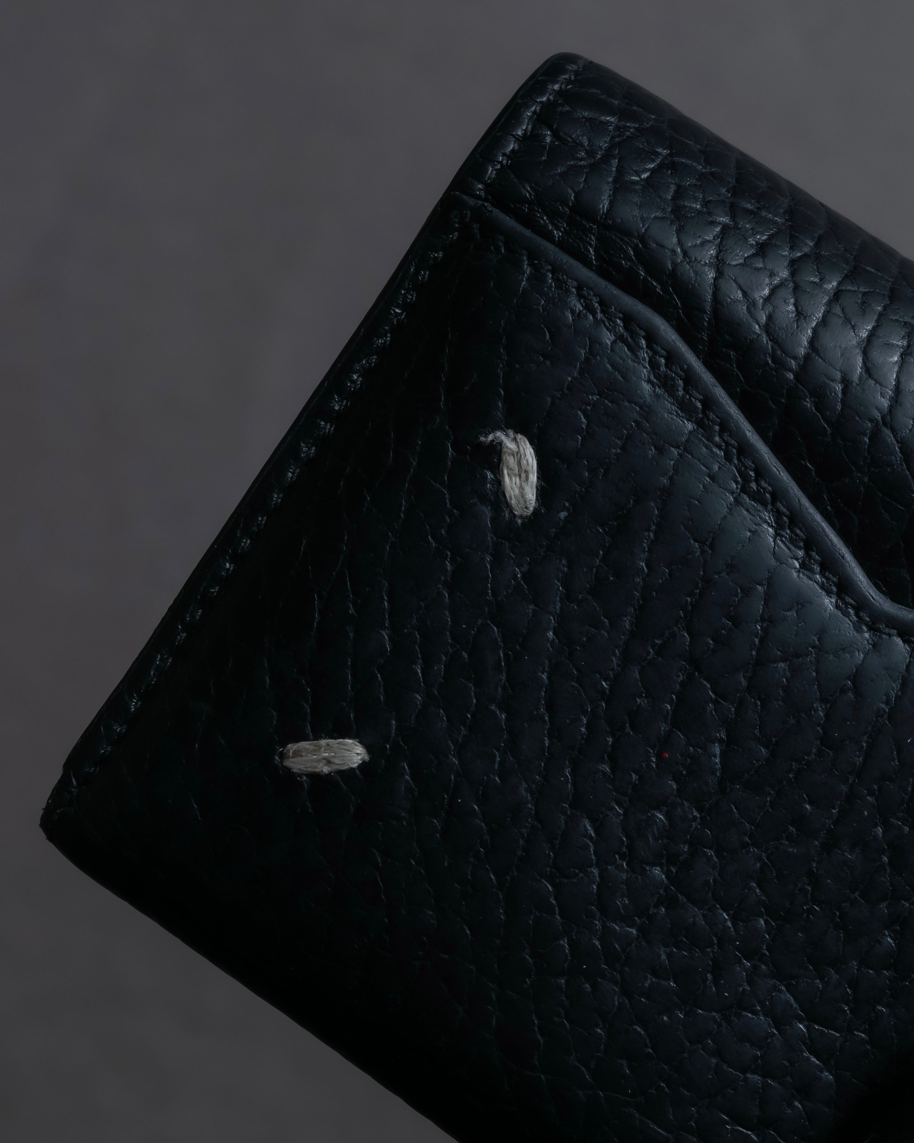 "MAISON MARGIELA" Grained leather envelope compact wallet