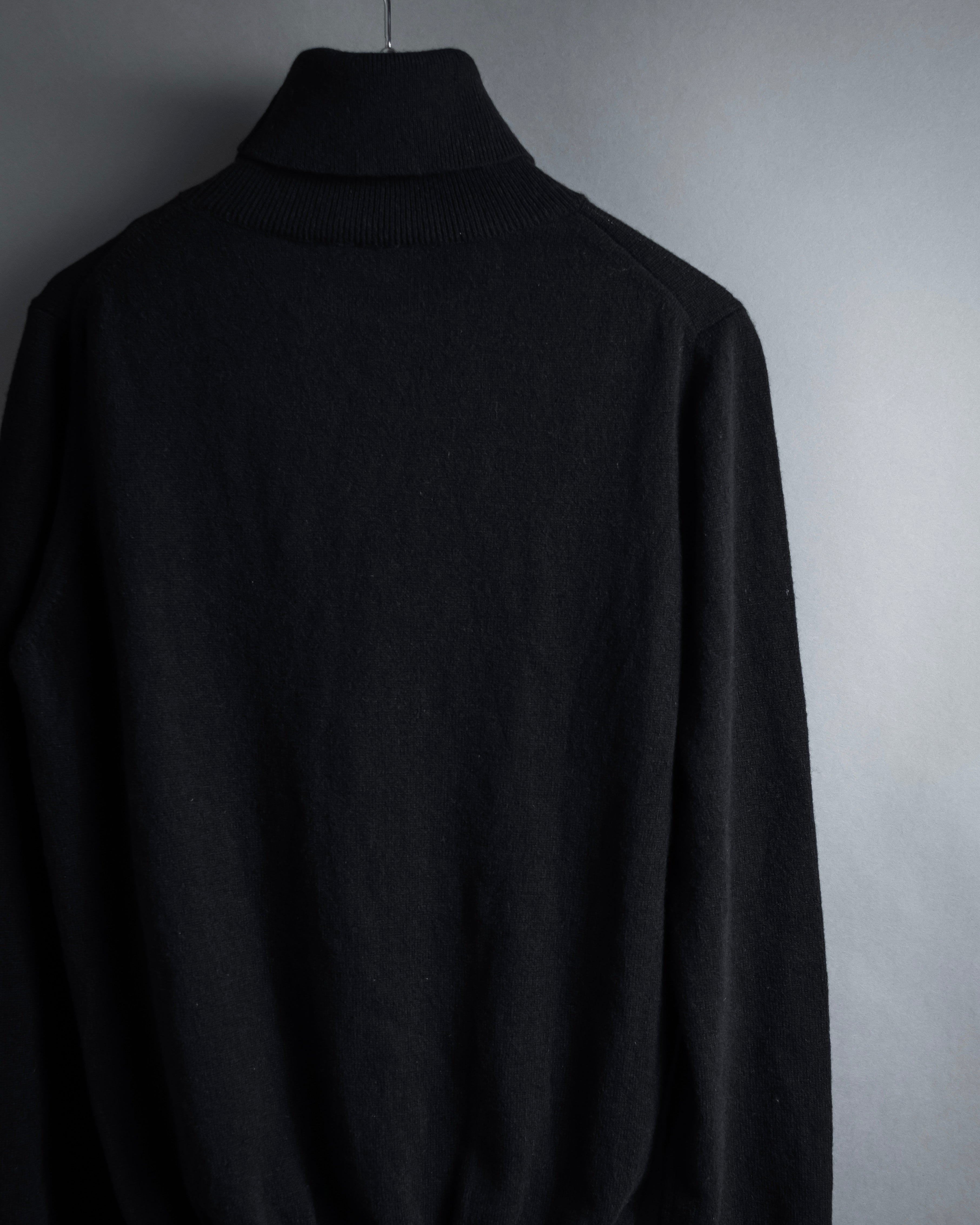 "PRADA" High-gauge folded turtleneck knit