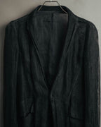 -SPECIAL- “Rick Owens” 2000’s Open weave shawl cardigan