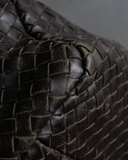 "BOTTEGA VENETA" Intrecciato design briefcase bag