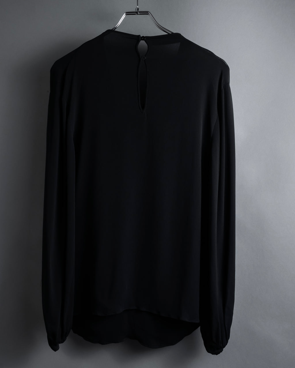 "VALENTINO" 2020-21 Gathered design bow tie skipper silk pullover