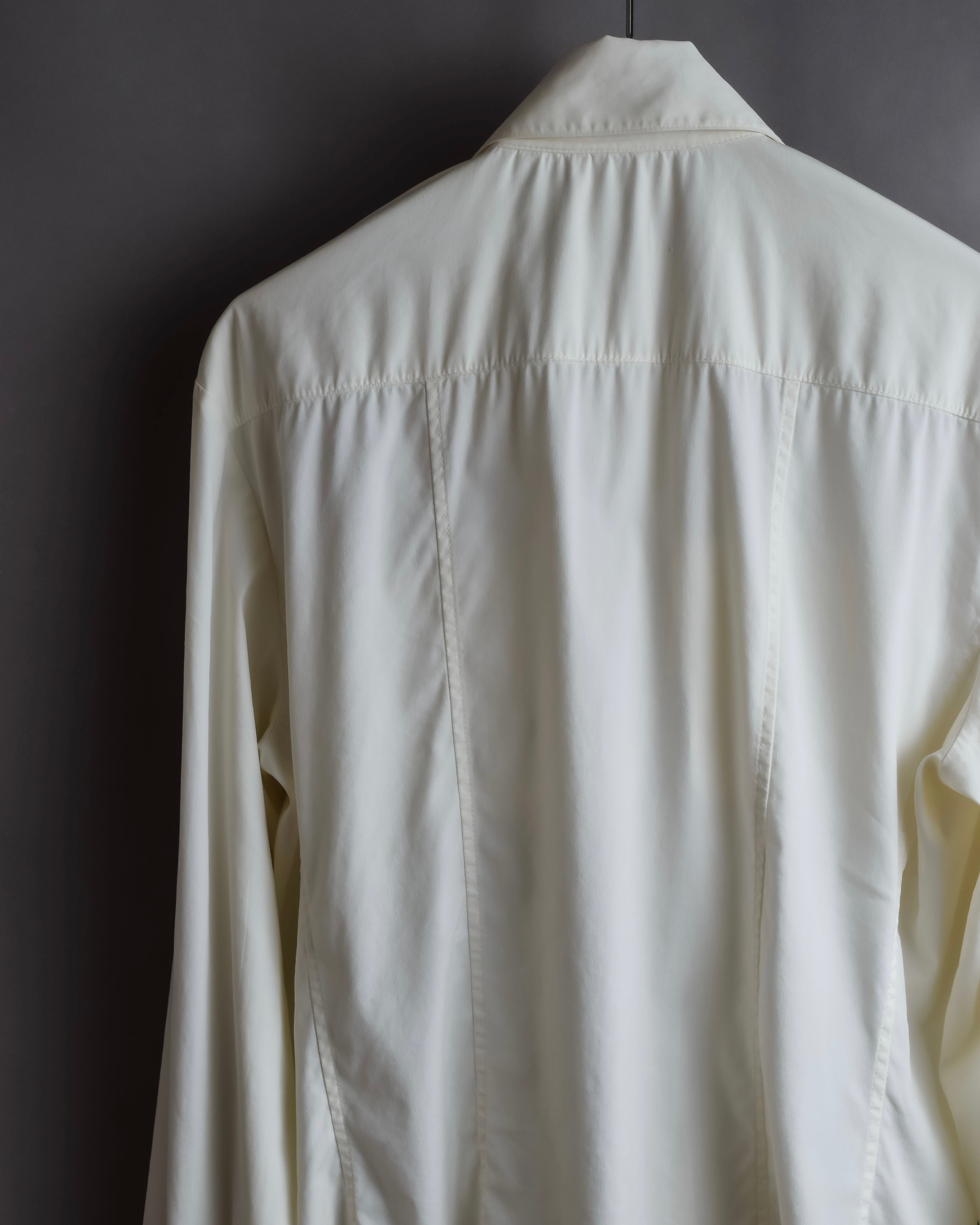 "GUCCI" Double zip pocket design box cut shirt