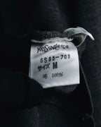 "YVES SAINT LAURENT" 80’s-90’s embroidered logo wool knit sweater