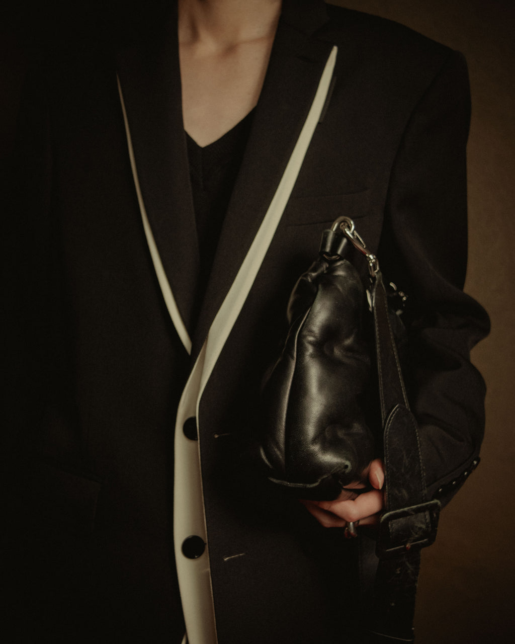 –SPECIAL– "BURBERRY" 20’s trompe l’oeil layered tailored jacket