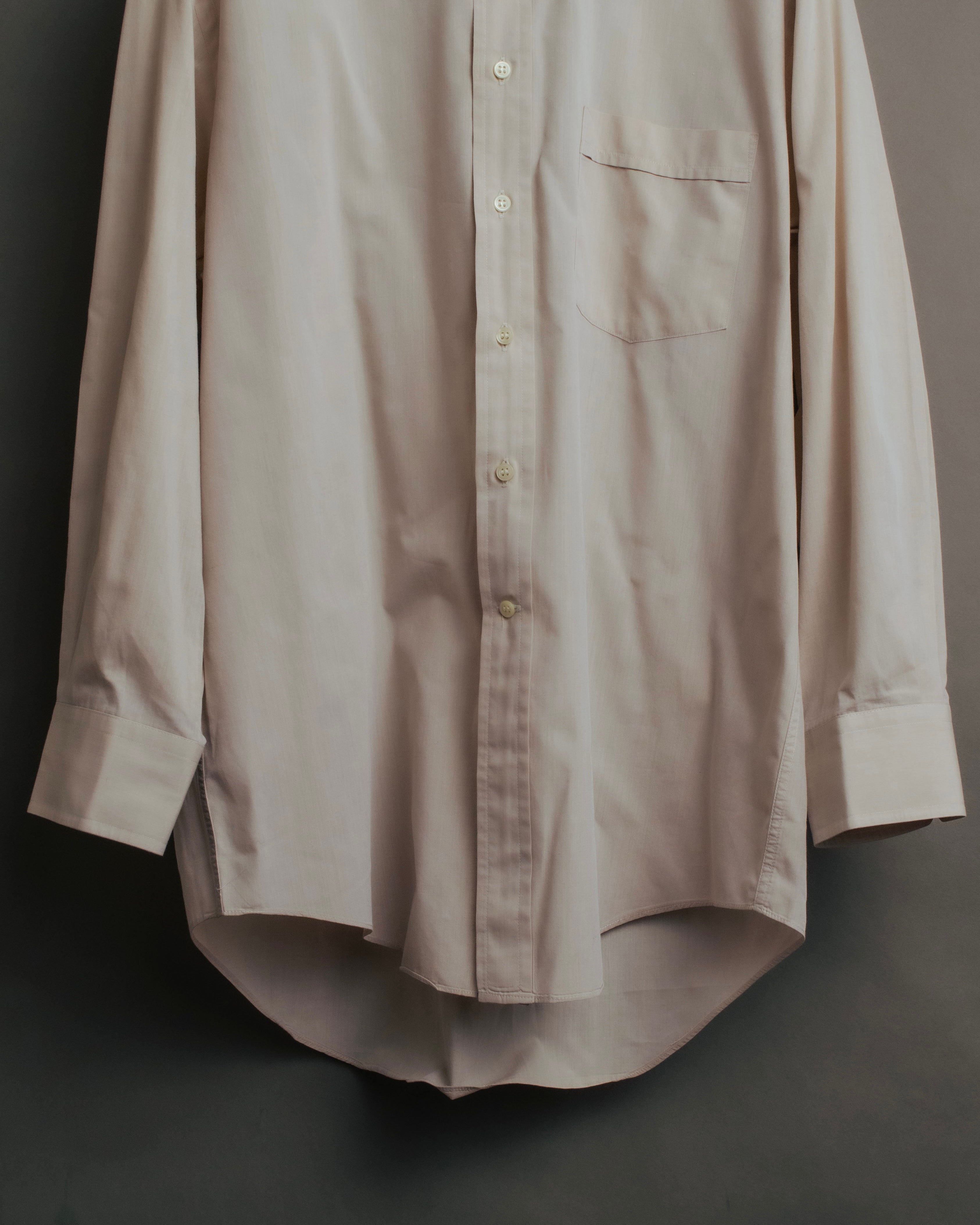 “BALENCIAGA” 90’s-00’s Relaxed pale dress shirt