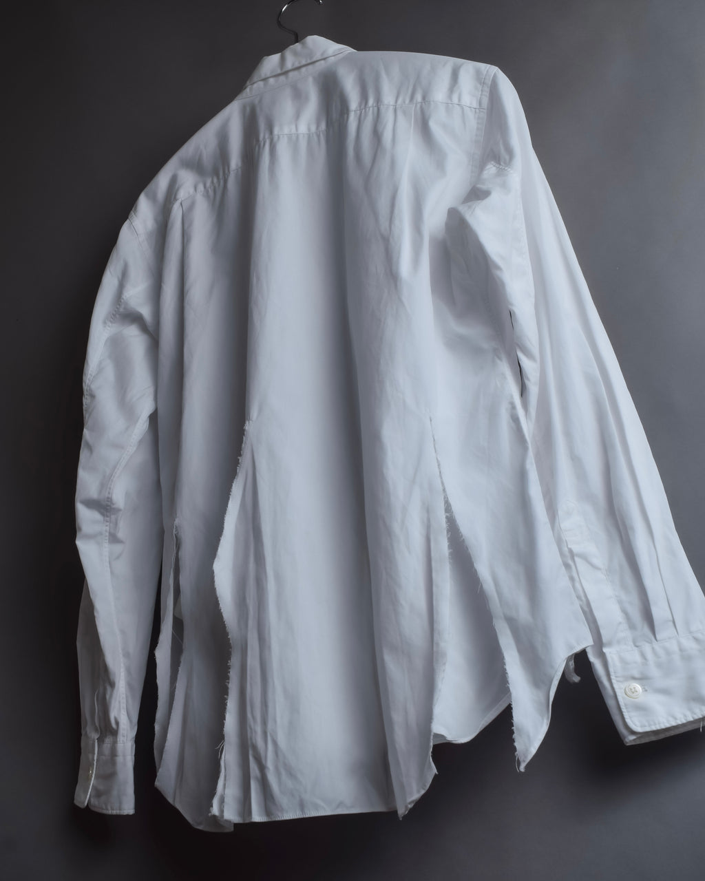"COMME des GARCONS HOMME PLUS" 15SS Ripped cutting design cotton shirt