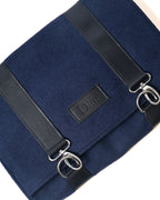 Christian Dior/ Felt Travel Organizer Clutch Bag Navy
