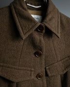 "SPORTSMAX" Carving flap design mid-length coat